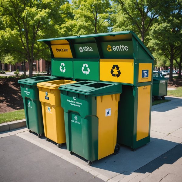 Borne de tri en entreprise : optimisez votre gestion des déchets